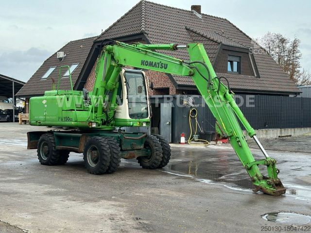 Pelle sur pneus KOMATSU PW 150ES-6K Mobilbagger Bj.2002
