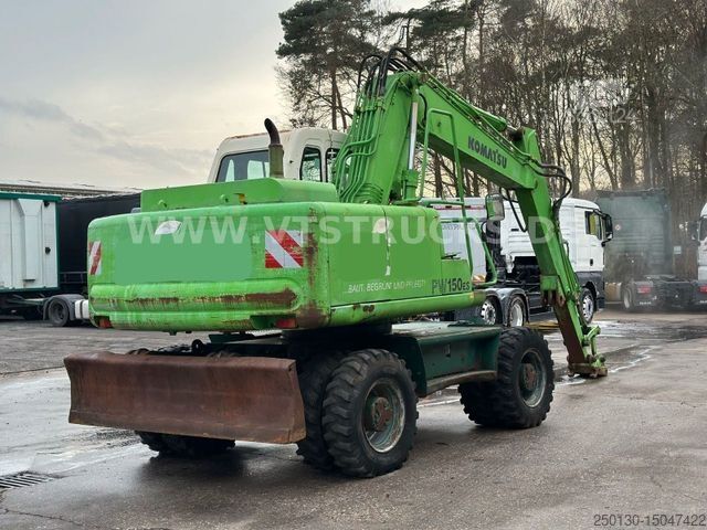 Pelle sur pneus KOMATSU PW 150ES-6K Mobilbagger Bj.2002