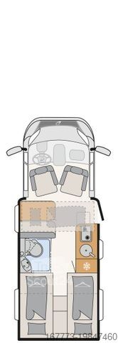 Halvintegreret autocamper DETHLEFFS Trend T 6617 EB "GT Paket/Paket Two"