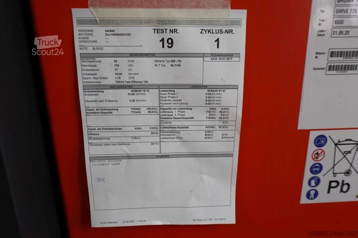 Préparateur de commandes à grande hauteur Linde K-Schwenkschubgabel 011