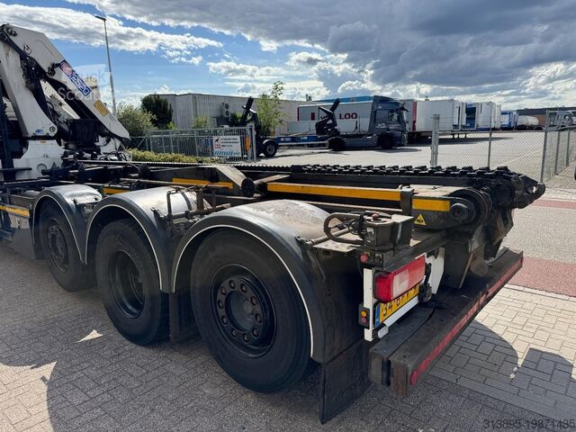 Kranwagen DAF CF410 FAQ HMF 2620, Unfall - Damaged.