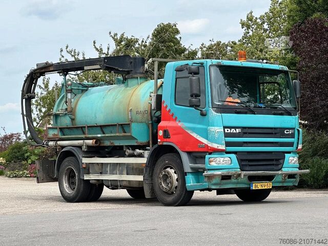 Vacuum truck DAF CF 75.250 WITH RAVO KZ7082/150 VACUUM / CHANNEL...