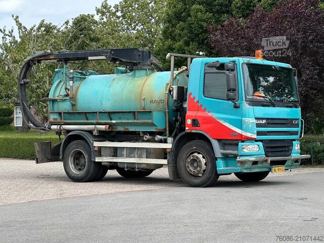 Vacuum truck DAF CF 75.250 WITH RAVO KZ7082/150 VACUUM / CHANNEL...