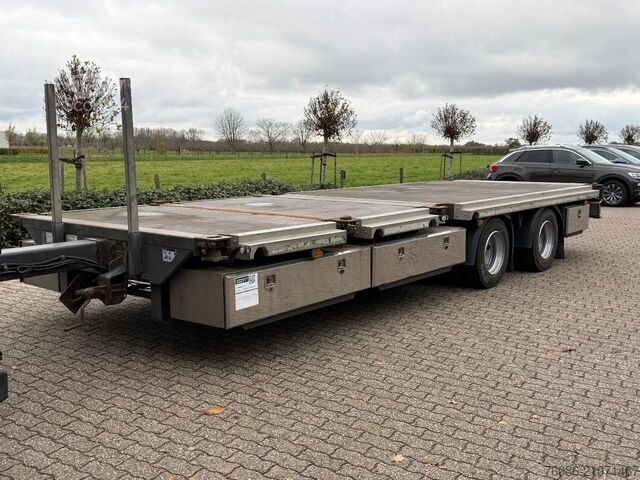 Platformas piekabe Stehmann open aanhanger!! UITSCHUIFBARE ACHTERKANT!!