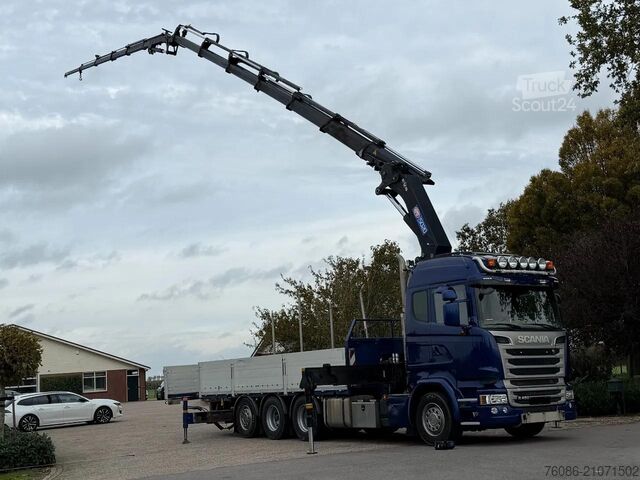 Kraanwagen Scania R450 8X4 TRIPLE !!EURO6!! 50TM/JIB/!!TOP!!ROOF/...