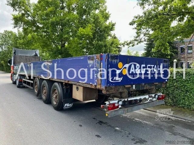 Навантажувальна платформа Fliegl BPW/Lenk  + Liftachse /Verlängerbar