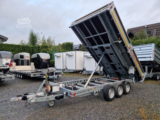 Kiepaanhangwagen Brian James Trailers Cargo Tipper 3500kg 360cm Pendelklappe