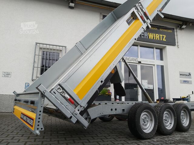 Kiepaanhangwagen Brian James Trailers Cargo Tipper 3500kg 360cm Pendelklappe