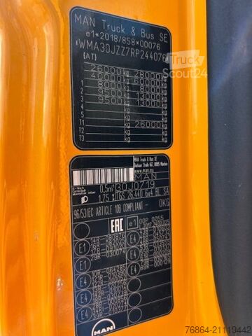 Standard SZM MAN TGS 26.440, 6X4, AUTOMATIK, E6, HYDRAULIK