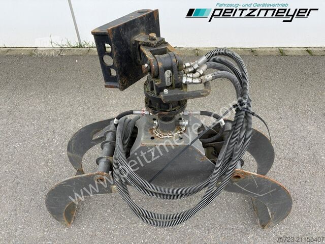 Minirýpadlo Geo Italy Holzgreifer f. 1,6 t. Minibagger