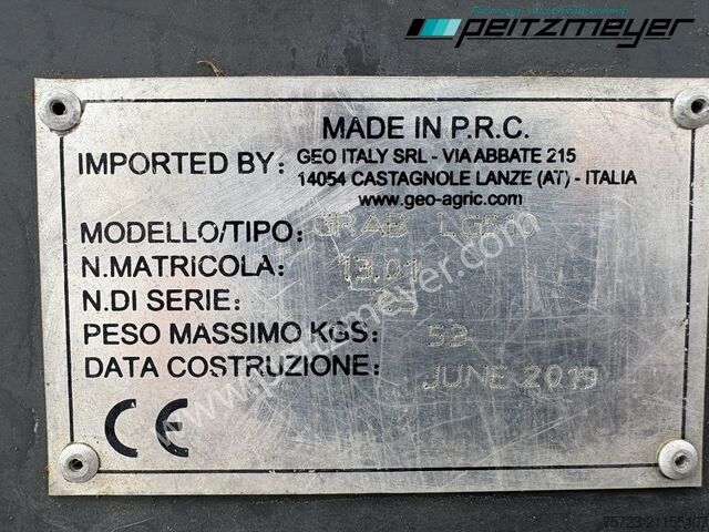 Minirýpadlo Geo Italy Holzgreifer f. 1,6 t. Minibagger