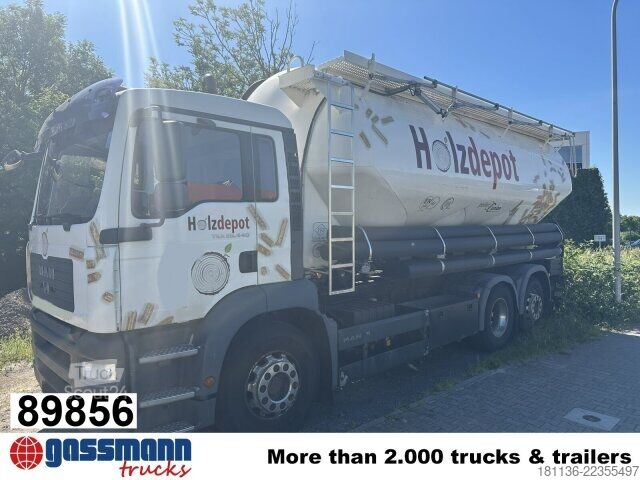 LKW mit Tankaufbau MAN TGS 26.440 6x2/4, FFB Silo 30 cbm, Wiegeinr.