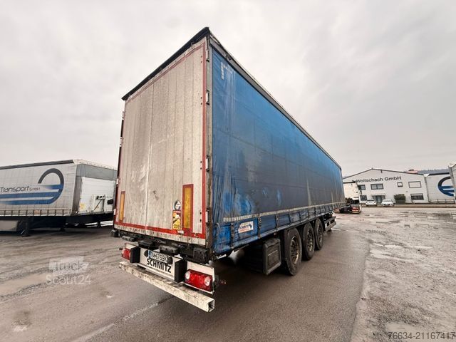 Semirremolque abierto con toldo SCHMITZ CARGOBULL SCB S3T Edtscha Liftachse TOP