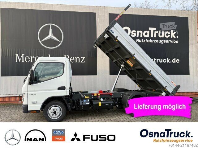 Damperli panelvan FUSO 3S15 AMT 3-Seitenkipper Klima,AHK 3,5t,Diff.-Sp.