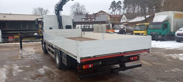 Camión de plataforma IVECO 160E 280 Pritsche Kran