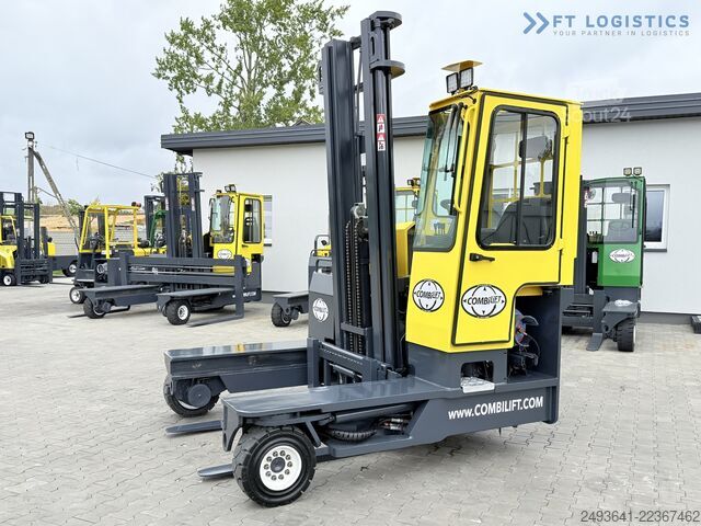 Keturs kryptimis krautuvas Combilift C4000 GAS DUPLEX 4600 FREE-LIFT CABIN