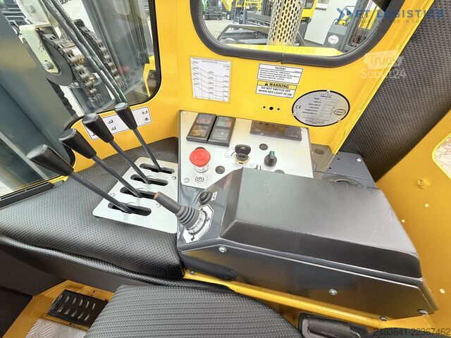 Keturs kryptimis krautuvas Combilift C4000 GAS DUPLEX 4600 FREE-LIFT CABIN
