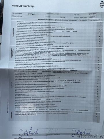Βαν με κουρτίνα πλευράς RENAULT Master 3Sitze  Kamera AHK Navi 16.000 KM
