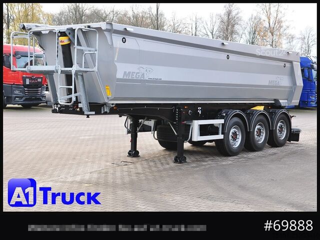 Tipper semitrailer BENALU Mega  28m³ Lift Stahl  SAF Hardox