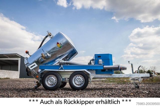 Tankanhänger  Schmies STS V-1,5 Vakuumsaugfass-Anhänger 2,7to