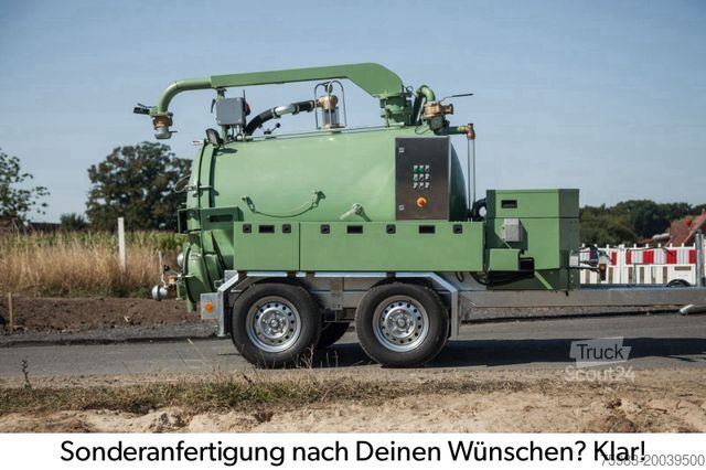 Tankanhänger  Schmies STS V-1,5 Vakuumsaugfass-Anhänger 2,7to