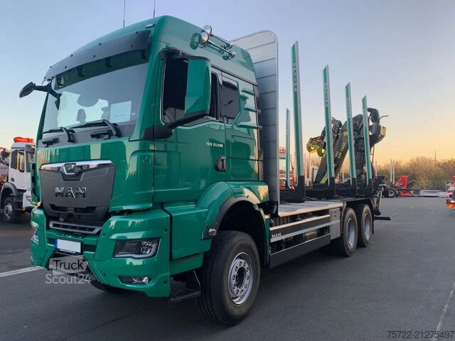 Transportator de lemn MAN TGS 33.510 6x4 BL Kurzholz SONDERAKTION EPSILON...
