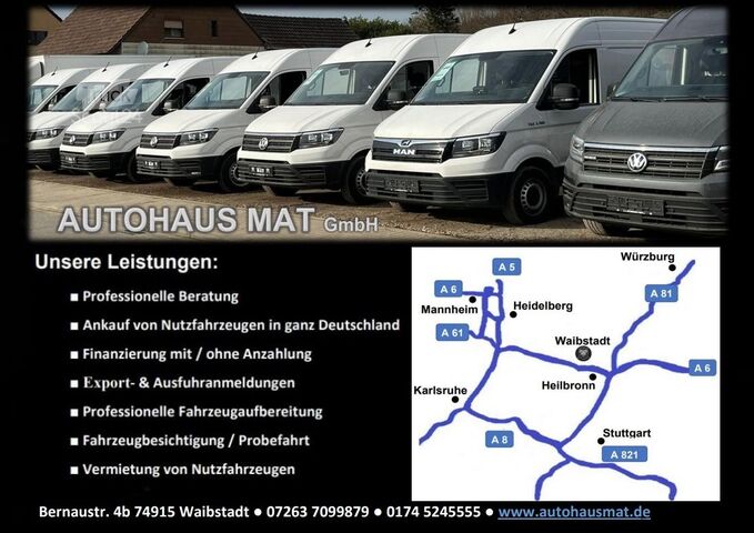 Minibus VW CRAFTER 9 SITZER KLIMA HECKANTRIEB HECKLIFT