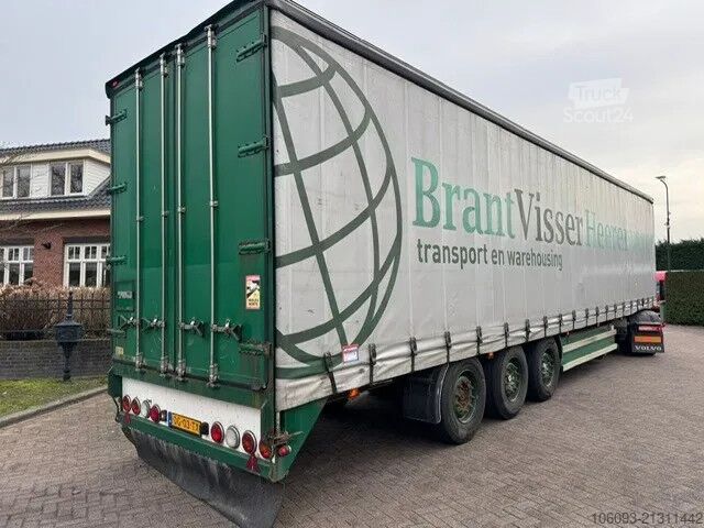 Prelate glisante Vogelzang 3-ass schuifzeilen oplegger