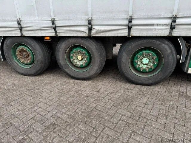 Prelate glisante Vogelzang 3-ass schuifzeilen oplegger