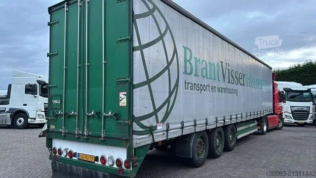 Prelate glisante Vogelzang 3-ass schuifzeilen oplegger