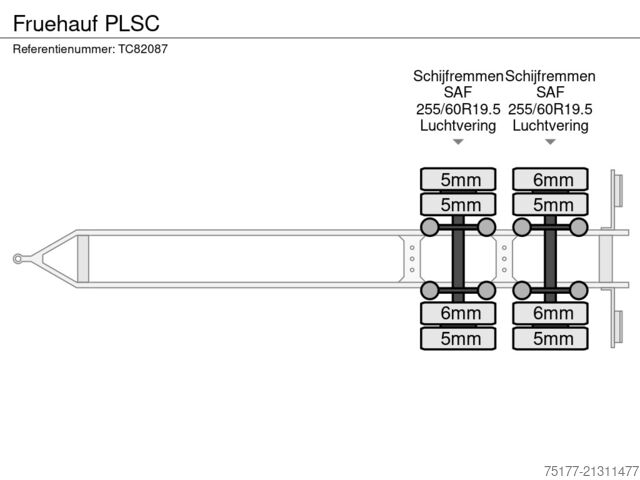 Lonas deslizantes Fruehauf PLSC