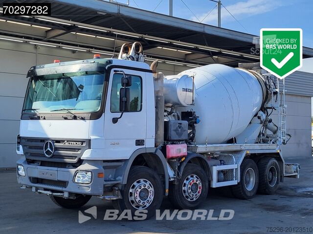 Mixer Mercedes Actros 3241 8X4 Mecbo PUMI incomplete Seelsuspe...
