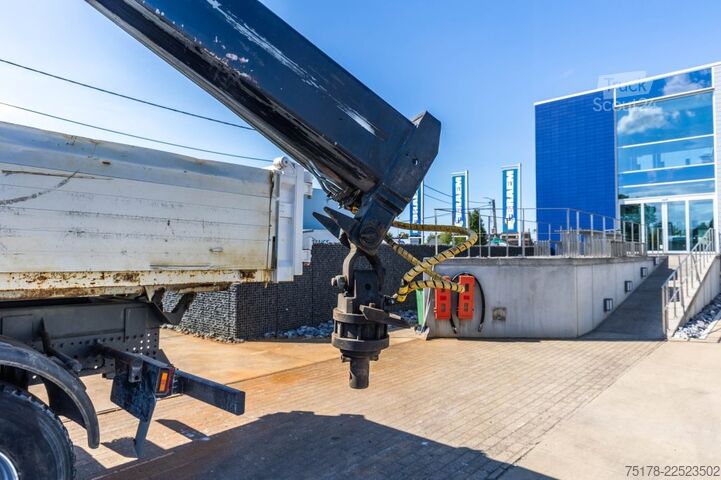 Pašizgāzējs ar celtni Mercedes-Benz ACTROS 3236 MP3 +GRUE HIAB XS166 HIDUO/3EXT