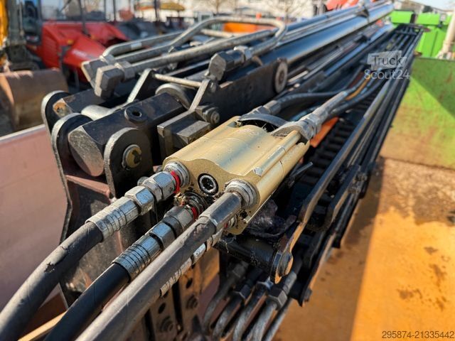 Üç taraflı damperli kamyon SCANIA G450 Kipper KRan Atlas 206.3E AHK Bordmatic FUNK