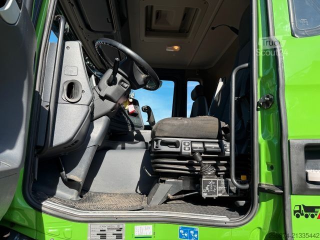 Üç taraflı damperli kamyon SCANIA G450 Kipper KRan Atlas 206.3E AHK Bordmatic FUNK