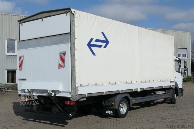 Transporter mit Pritsche & Plane MERCEDES-BENZ 816 L Atego 4x2, 7.220mm lang, LBW, Klima