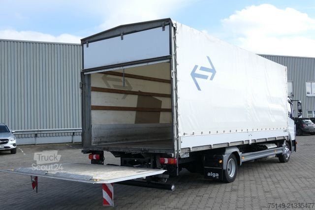Transporter mit Pritsche & Plane MERCEDES-BENZ 816 L Atego 4x2, 7.220mm lang, LBW, Klima