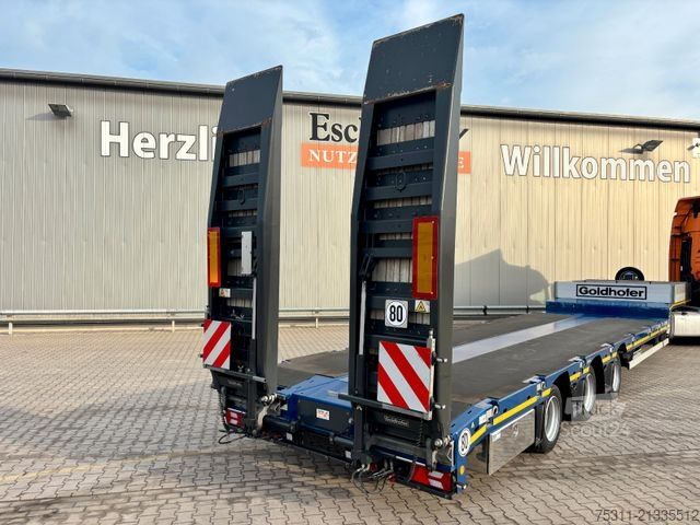 Semirimorchio ribassato GOLDHOFER STN-L 3 "Stepstar "MEGA" | Seilwinde*1.Hand*TOP!