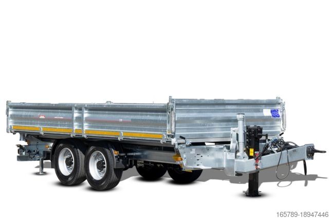 Trijų pusių savivartis priekaba WOERMANN Gala 140.51/242 Exclusive