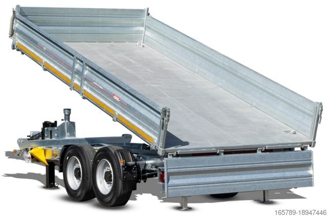 Trijų pusių savivartis priekaba WOERMANN Gala 140.51/242 Exclusive