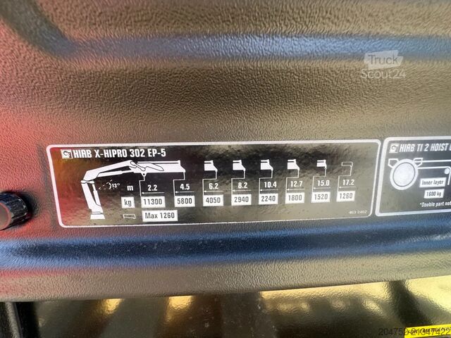 γερανογέφυρα με βραχίονα Hiab Kran HIAB X-HiPro 302 EP-5 X-HiPro 302 EP-5