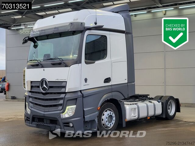 Volumetrekker Mercedes Actros 1845 4X2 Bigspace Lowdeck Mirrorcam 2x Tank