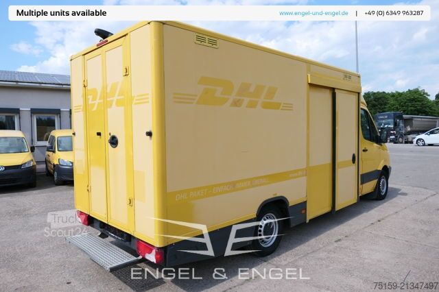 Fourgon tôlé mercedes-benz SPRINTER 310 CDI MAXI EURO-5 KOFFER DURCHGANG REGALE KAMERA SERVICE