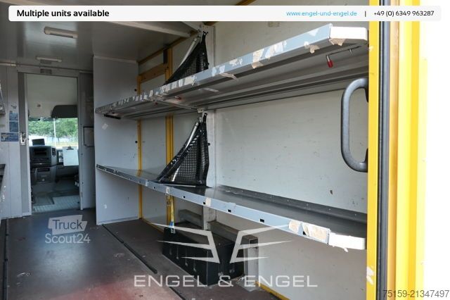 Fourgon tôlé mercedes-benz SPRINTER 310 CDI MAXI EURO-5 KOFFER DURCHGANG REGALE KAMERA SERVICE