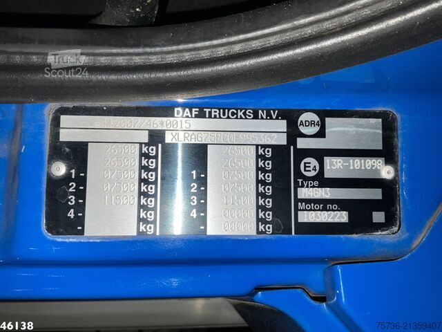 Véhicule de collecte des déchets DAF FAG 75 CF 250 Zoeller 20m³
