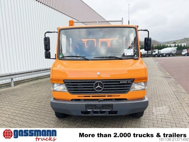 شاحنة نقل صغيرة قلاب Mercedes-Benz Vario 816 D 4x2 Doka, 2x AHK, Meiller Kipper,