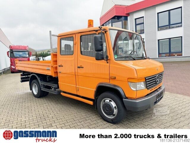 شاحنة نقل صغيرة قلاب Mercedes-Benz Vario 816 D 4x2 Doka, 2x AHK, Meiller Kipper,