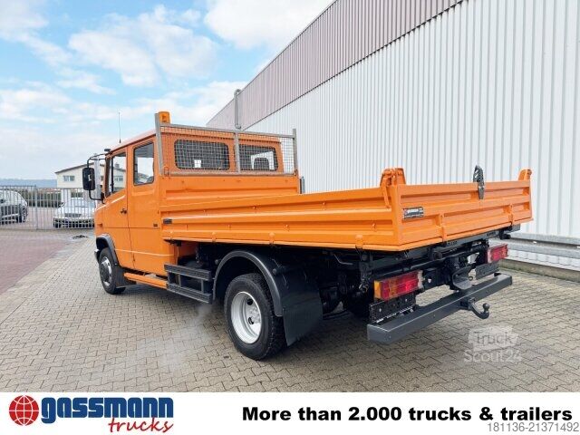 شاحنة نقل صغيرة قلاب Mercedes-Benz Vario 816 D 4x2 Doka, 2x AHK, Meiller Kipper,