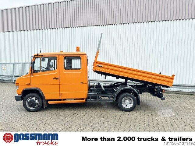 شاحنة نقل صغيرة قلاب Mercedes-Benz Vario 816 D 4x2 Doka, 2x AHK, Meiller Kipper,