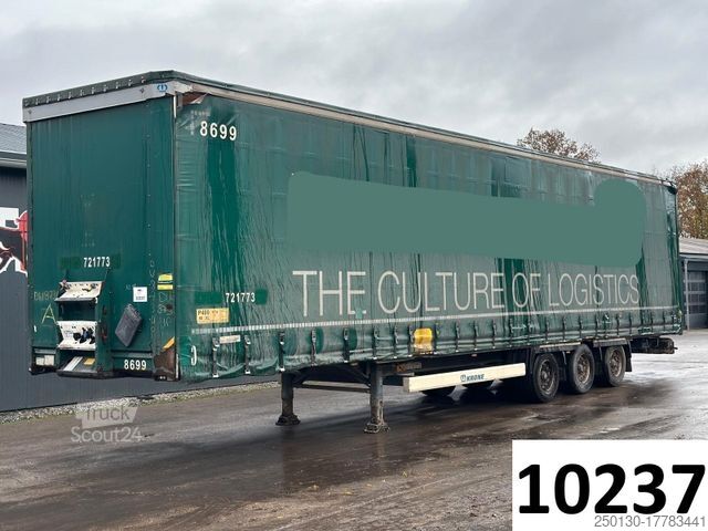 Open oplegger met zeil KRONE SD Pritsche + Plane Edscha-Verdeck